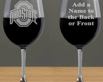 Ohio State Gifts Wine Glasses, Ohio State Buckeyes, College Gift Ideas, Ohio State University, College Wine Glasses