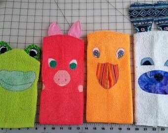 Washcloth animals | Etsy