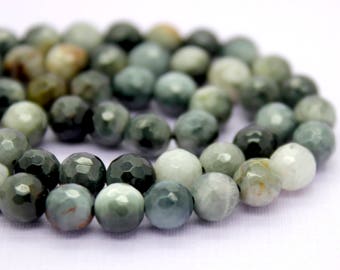 Hawk Eye Hawkeye Faceted Round Beads Natural Gemstone (4mm 6mm 8mm 10mm)