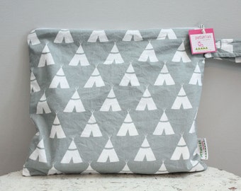 Wet Bag wetbag Diaper Bag ICKY Bag wet proof grey gym bag swim cloth diaper accessories zipper shower gift newborn baby child kids summer