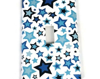Wall Decor Light Switch Cover Switch Plate Switchplate in Star Blue (262S)