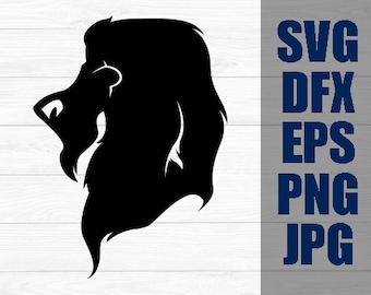 Free Free 122 Silhouette Lion King Scar Svg SVG PNG EPS DXF File