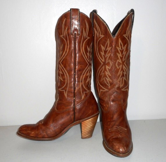 Womens Size 7.5 M Cowboy Boots Kenny Rogers Brand Western