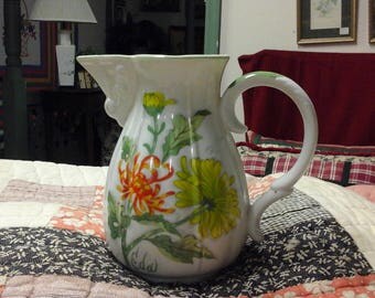 Vintage Seymour Mann EDA Chrysanthemum Water/Milk Pitcher