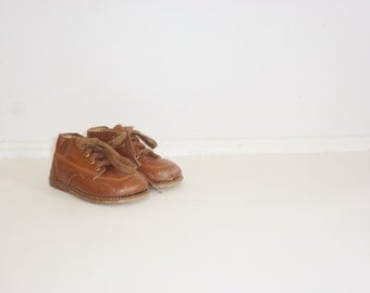 Vintage Brown Toddler Shoes