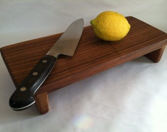Tall BLACK WALNUT Beautiful SUSHI Serving board/Bar board
