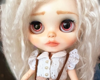 Lilah-OOAK Custom Blythe Doll, Alpaca Reroot