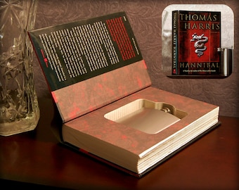 Hollow Book Safe & Flask (Hannibal)