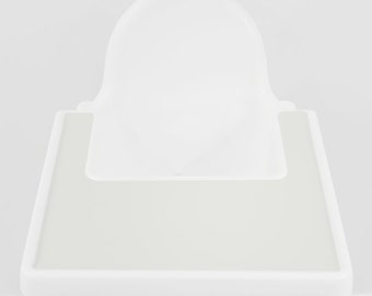 Pebble Beige // IKEA Antilop Highchair Silicone Placemat // High Chair Place Mat