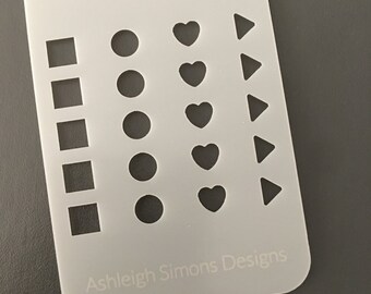 To Do List Stencil - Credit Card Sized