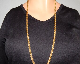 Vintage Napier Gold Chain Necklace