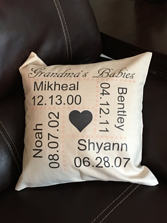 Items similar to Grandparent Pillow, Christmas gift for