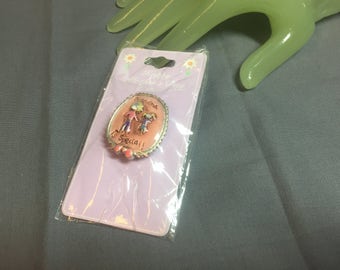 Vintage 1 1/2" Happy Mothers Day Pin Grandma is Special