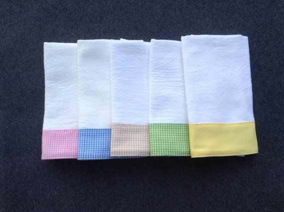 Hand Towel blank embroidery fabric band colored band