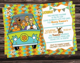 Scooby Doo Invitation
