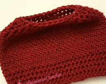 Dashing Messy Bun Hat Crochet Pattern