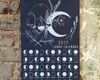 Lunar Calendar 2017 **HALF OFF** Silk Screen Art Print
