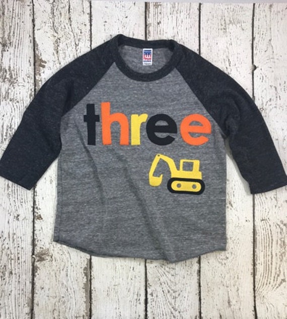 construction birthday party shirt