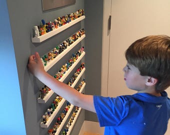 Lego mini figure shelf. Display and store your mini figures!