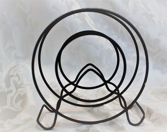 Vintage Wire Napkin Holder - Metal Letter Holder - Mid Century
