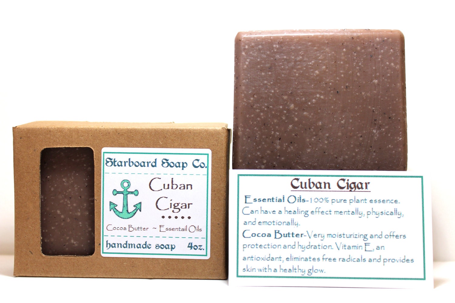 Cuban Cigar Handmade Soap 100 All Natural Soap Tobacco
