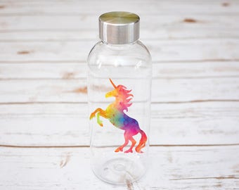 Unicorn Water Bottle, Water Bottle, Unicorn