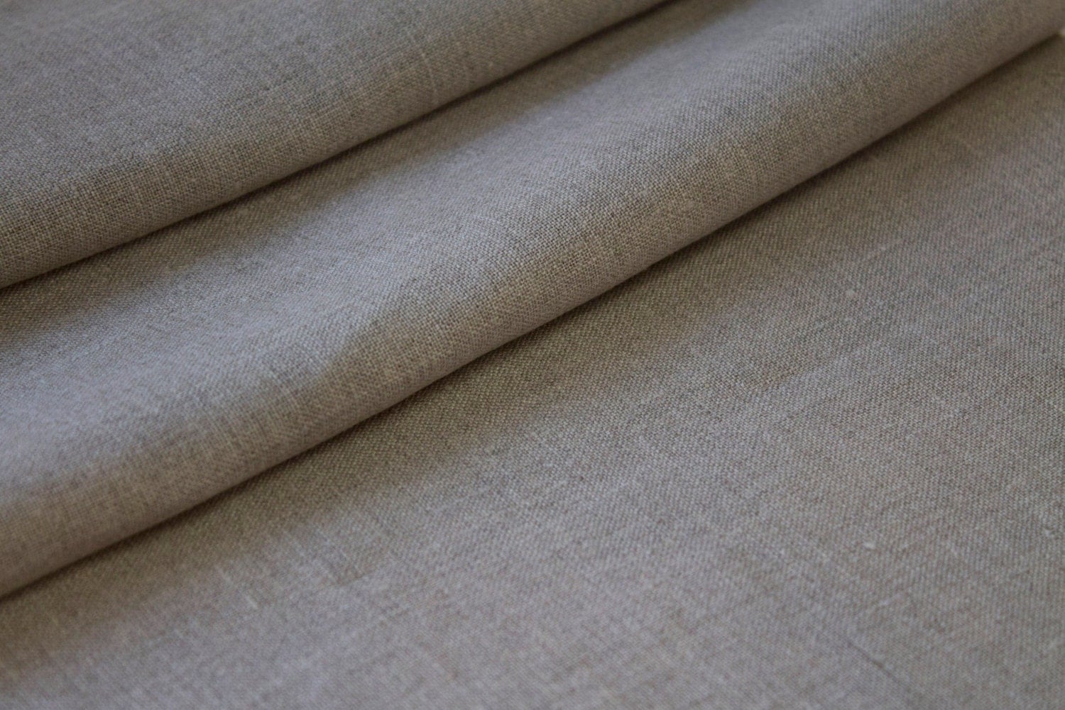 Linen fabric 100 linen fabric by the yard Neutral colour