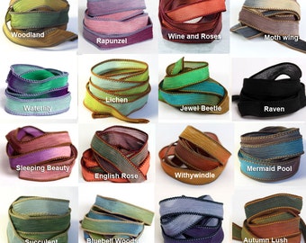 Extra Silk Ribbon - More Colours for your Wrap Bracelet