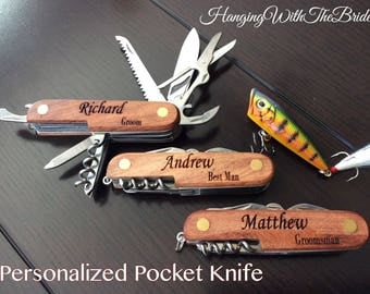Personalized Knife,Fishing Knife,Hunting Knife,Engraved Knife, Pocket knife, Groomsmen Gift,Best Man Gift, Bridesmaid Gift, Maid of Honor