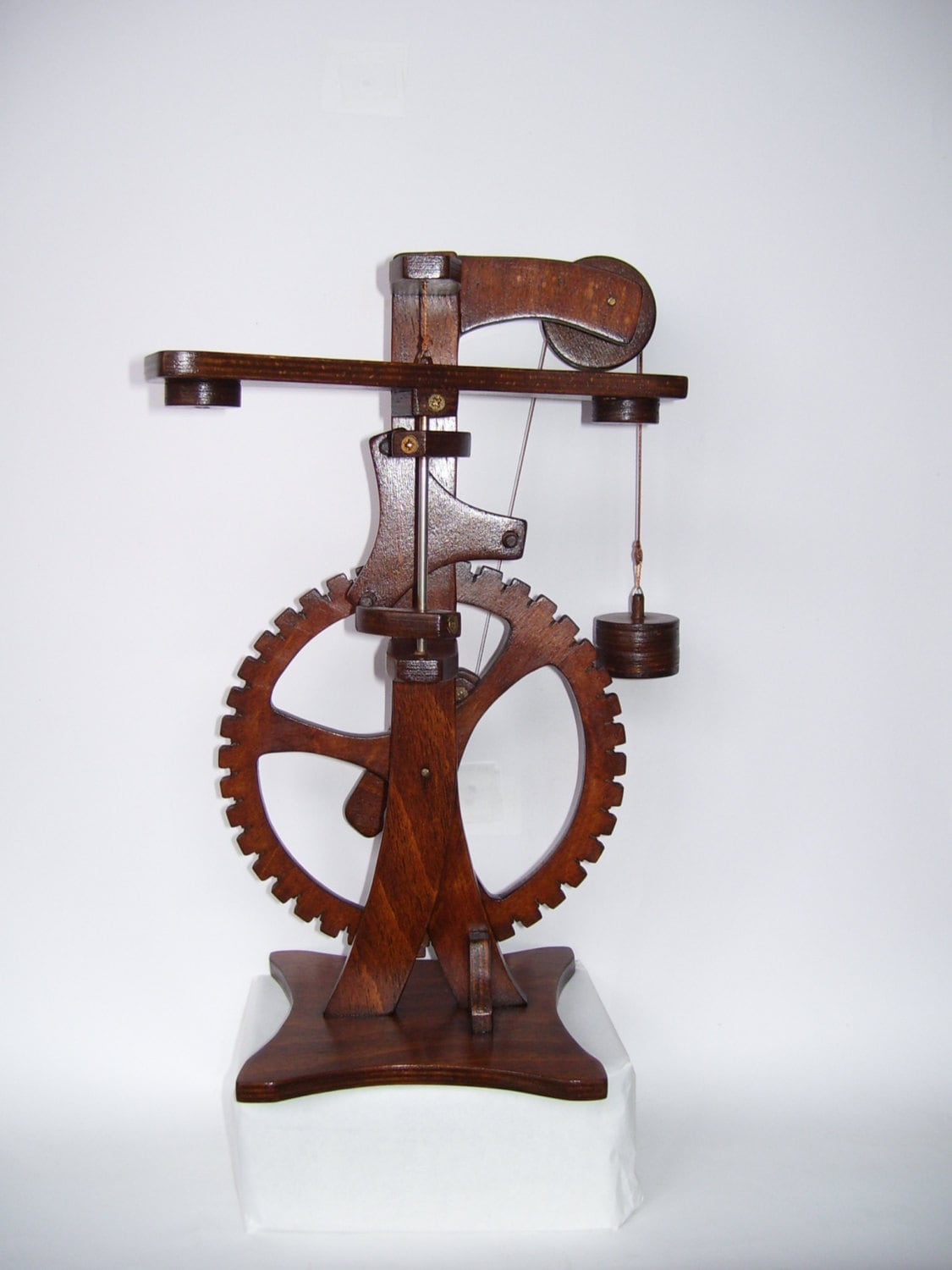 Unique Desk Art Sculpture Wooden Handmade by kalimbatour