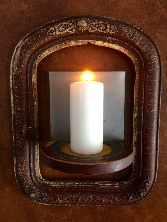 Foundry Mold Industrial Candle Wall Sconce