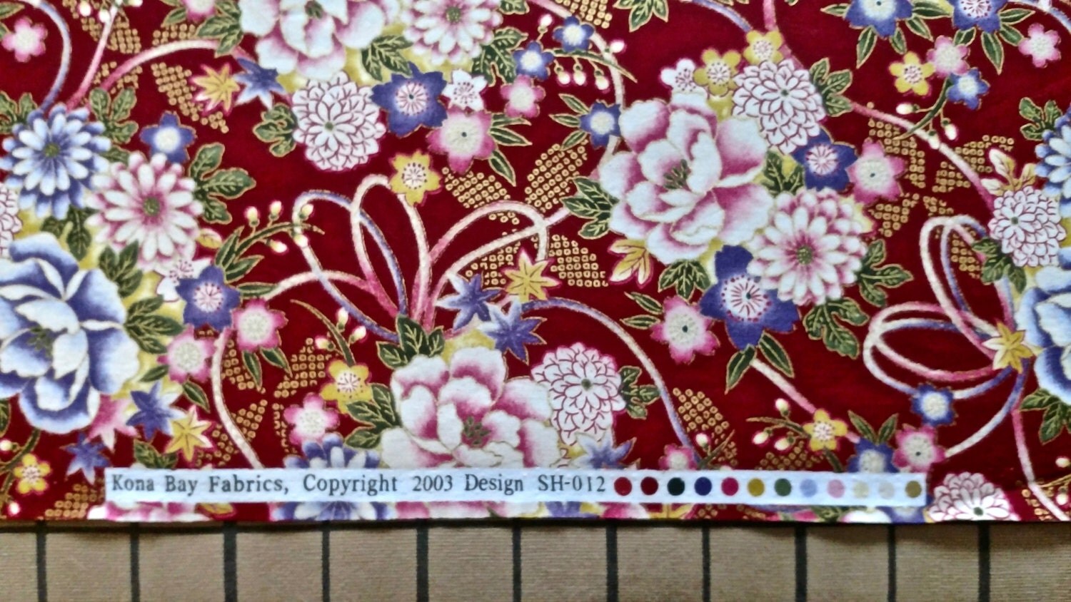 Kona Bay Oriental Fabric fabric 2 1/2 yd. x 44" wide from 653lin on