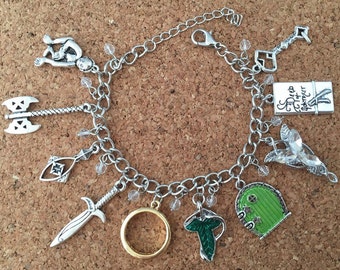 Lord of the Rings inspired charm bracelet