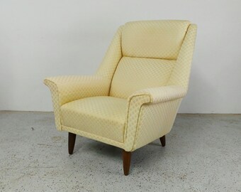 SALE mid century Danish modern lounge chair by G Thams for Vejon Polster Moblefabrik