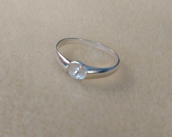 MADE TO ORDER!!!! Sterling Silver Simple Elegance Ring-- Made to order with your pearl from the Pearl Party!!