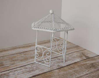 Fairy Garden Miniature Gazebo - succulent, terrarium, faerie, gnome, pixie, troll.