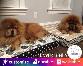 Custom Dog Bed Covers - You Choose Size - Small, Medium, Large, Extra Large