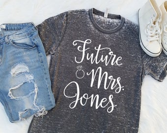 Future Mrs Shirt, Future Mrs Raglan, Bride Shirt, Wedding Shirt, engagement Shirt, Bridal Shower Gift, Bachelorette Shirts, Bride Tank
