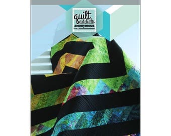 Pattern "Stripping In Paradise Quilt" by Quilt Addicts Anonymous (524) Paper Pattern