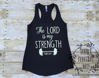 Workout Tank, Crossfit Tank, Christian Workout, Christian Shirt, Workout Shirt, Christian Gifts for Women, Yoga Tank, Workout Tank for Women