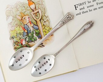 Personalised Baby Gift. Christening Gift, New Baby Naming Spoon, Baby Shower Gift, Children's Personalised Cutlery, Baptism Gift,