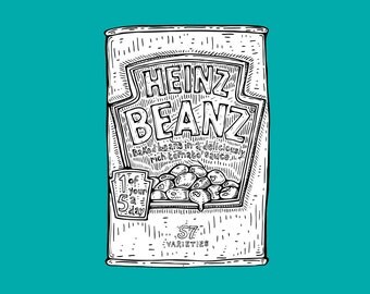 Heinz baked beans | Etsy