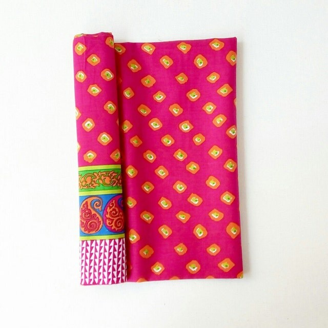 Indian Cotton Fabrics for quilting crafting by ChezviesSupplies