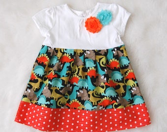 dinosaur dress 2t