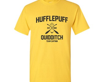 Harry Potter Shirt Hufflepuff Shirt Harry Potter Hufflepuff Quidditch Hogwarts Hufflepuff Tshirt Hufflepuff T-shirt Hufflepuff Tee Unisex