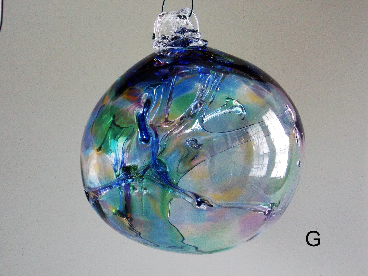 Hand Blown Glass Witch Ball