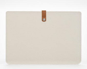 MacBook Air Sleeve- MacBook Cover - Macbook Air 13 Case - Macbook Air 13 Felt and Leather Case