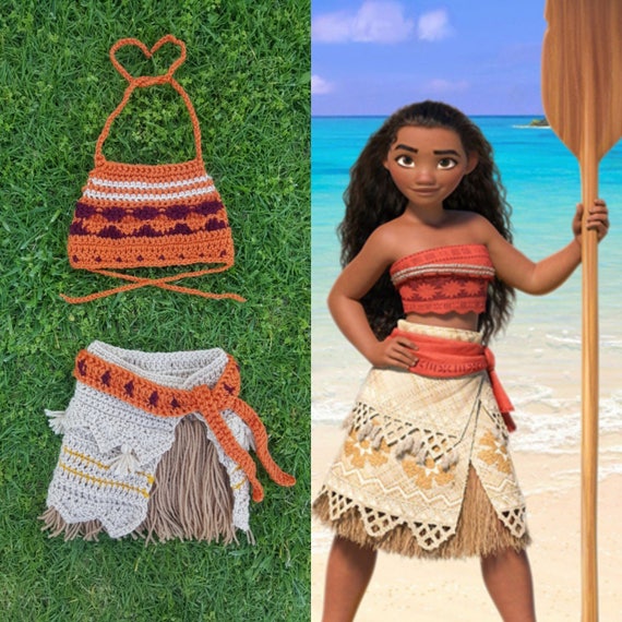 Disneyu0026#39;s Moana Inspired Crochet Outfit Disneyu0026#39;s Moana Inspired Crochet Outfit