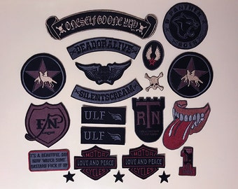 Prompto Argentum Final Fantasy XV Embroidered Cosplay Patches