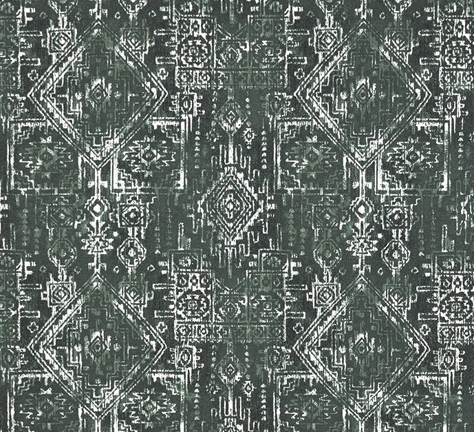 Charcoal & Gray Southwest Outdoor Fabric by the Yard Designer